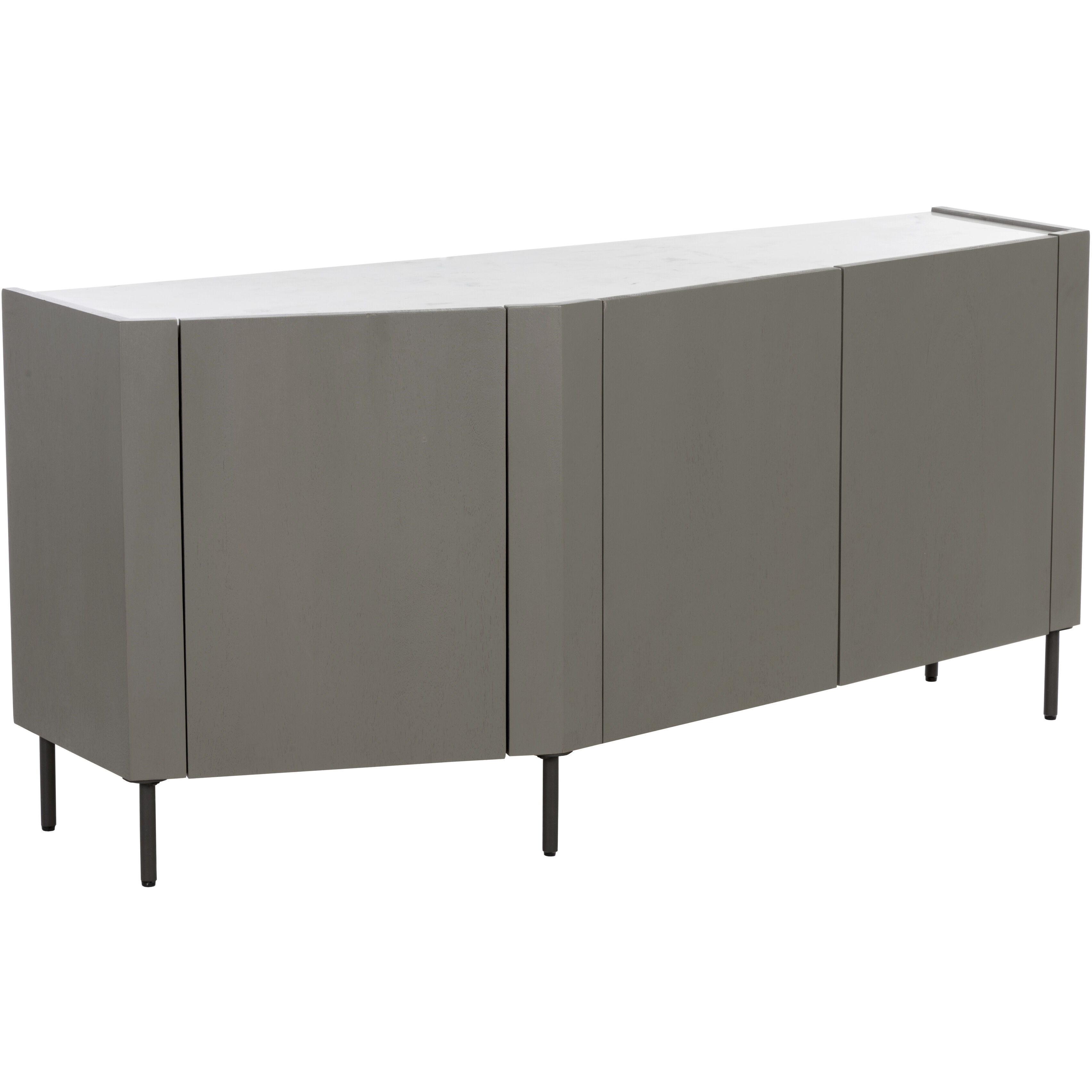 Simmons 56 X 19 inch Grey / Black Sideboard